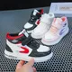 Spring Autumn New Children Sneakers Boys Fashion Basketball Sports Shoes Girls High Top Pink and