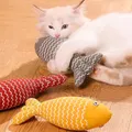 MADDEN Cat Fish Toy Cat Scratcher Catnip Toy Interactive Simulation Fish Cat Mint Fidget Toys