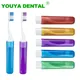 10pcs Orthodontic Toothbrush Soft Bristle With Inter-Dental Brush Portable Travel Tooth Brush Oral