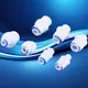 10Pcs Quick connector - straight external thread Family drinking water filter attachment RO filter