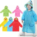 One-piece Raincoat Cartoon Animal Children Outdoor Waterproof Rain Coat Clothes Baby Boys Girls