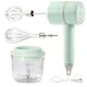 Portable Blender Mixer Kitchen Tools Hand Mixer Electric Food processors set milk frother Egg Beater