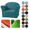 Mini Size Sofa Cover Soft 1 Seat Armchair Cover Children Elastic Stretch Chair Couch Cover Settee