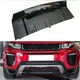 Black Car Front Bumper Guard Tow Hook Cover Lip Anti Skid Plate Trailer Lid For Land Rover Range