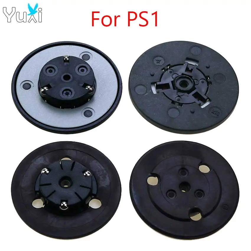 YuXi Spindle Hub Turntable Repair Parts For PS1 Laser Head Motor Cap Lens For PS 1 Host Disc Rack Turntable CD Laser Disc Holder