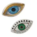 Jewelry Dish Ceramic Storage Trays Trinket Dish Ring Dish Evil Eye Plate Jewelry Organizer
