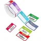 200Pcs “Hello My Name Is ” Name Tag Multi Purpose Self-Adhesive Name Labels Blank 8 Colors Children