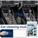 Car Cleaning Gel Reusable Car Interior Cleaner Gel Auto Air Vent Interior Detail Removal Putty