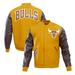 Men's Pro Standard Brown Chicago Bulls Classic Wool Full-Zip Varsity Jacket