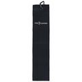 Black THE PLAYERS Microscrubber Golf Towel
