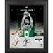 Jayson Tatum Boston Celtics Facsimile Signature Framed 11" x 14" Impact Collage with a Piece of Team-Used Basketball - Limited Edition 250