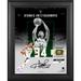Giannis Antetokounmpo Milwaukee Bucks Facsimile Signature Framed 11" x 14" Impact Collage with a Piece of Team-Used Basketball - Limited Edition 250