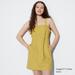 Women's Linen Blend Sleeveless Mini Dress | Yellow | XL | UNIQLO US