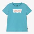 Levi's Boys Light Blue Batwing Logo T-Shirt