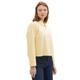 Hemdbluse TOM TAILOR DENIM Gr. M, gelb (light yellow) Damen Blusen langarm