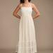 Lucky Brand Cutwork Maxi Dress - Women's Clothing Dresses Maxi Dress in Whisper White, Size M