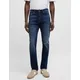 Men's BOSS Orange Delaware BC-C Mens Slim Fit Jeans in Dark Blue Super-Stretch Denim - Navy - Size: 36/32