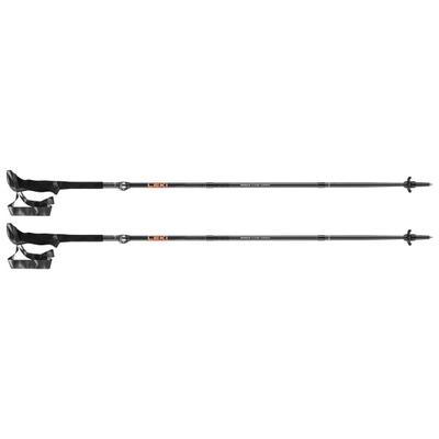 Leki - Makalu FX.One Carbon - Trekkingstöcke Länge 115 cm schwarz/orange