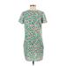ASOS Casual Dress - Mini Crew Neck Short sleeves: Green Dresses - Women's Size 2