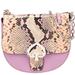 Kate Spade Bags | Kate Spade Robyn Exotic Med Leather Chain Linked Crossbody Shoulder Bag Euc | Color: Pink/Purple | Size: 7 X 7 X 2.5”