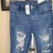 American Eagle Outfitters Jeans | American Eagle Outfitters Distressed Jegging | Color: Blue | Size: 12 Short 31w