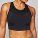 Athleta Intimates & Sleepwear | Athleta Black Gigi Mesh High Impact Strappy Sports Bra Size Large Euc | Color: Black | Size: L