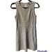 J. Crew Dresses | J. Crew Casual Daybreak Dress Womens Sz 4 Blue White Striped Sleeveless Nautical | Color: White | Size: 4