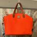 Dooney & Bourke Bags | Beautiful Bright Orange Dooney And Bourke Domed Satchel | Color: Orange | Size: Os