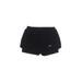 Asics Athletic Shorts: Black Print Activewear - Women's Size Medium