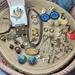 J. Crew Jewelry | Jewelry Bundle Lot Of Costume & Name Brands Earrings, Necklaces, Charms, Brooch | Color: Blue/Gold | Size: Os