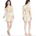 Free People Dresses | Free People Part Time Lover Tie Front Mini Dress Size 2 | Color: Yellow | Size: 2