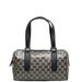 Gucci Bags | Gucci Gg Crystal Handbag Boston Bag 257289 Navy Pvc Leather Women's Gucci | Color: Tan | Size: Os