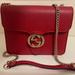 Gucci Bags | Gucci Dollar Interlocking G Shoulder Bag In Red | Color: Red | Size: Os