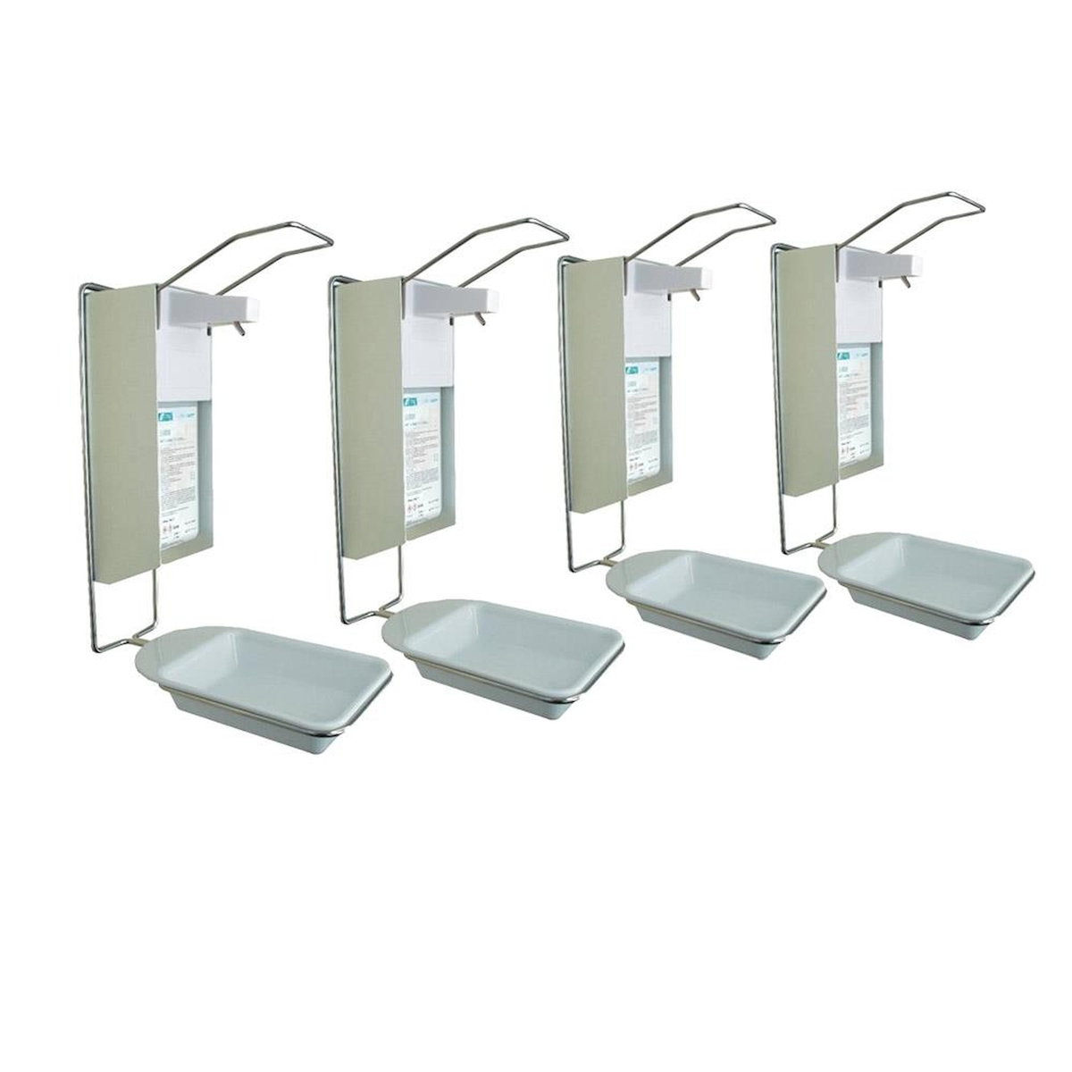 MCD Medical Care Dental GmbH 4 Desinfektionsspender mit Abtropfschale | Alu/Kunststoff | 1000 ml Image