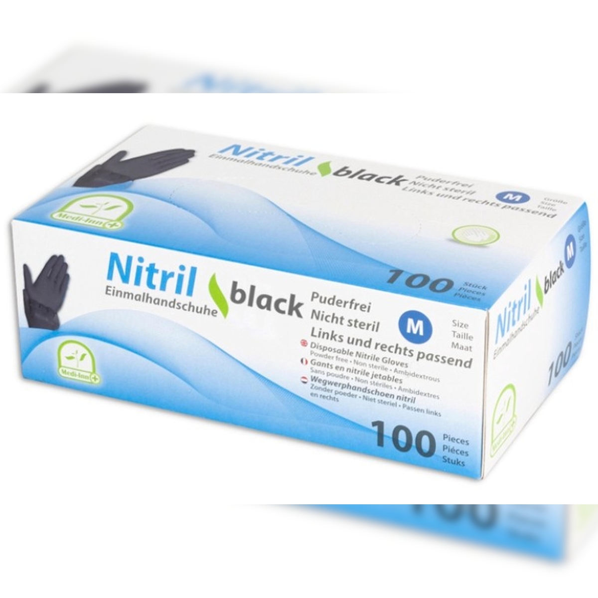 BodyProducts Medi-Inn Nitrilhandschuhe - schwarz - Gr. XL - 1000 Einmalhandschuhe Image