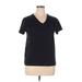 Ralph Lauren Sport Short Sleeve T-Shirt: Black Tops - Women's Size X-Large