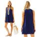 Lilly Pulitzer Dresses | Lilly Pulitzer Jane Shift Dress Size 2 True Navy | Color: Blue/Gold | Size: 2