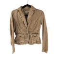 Michael Kors Jackets & Coats | Michael Kors Womens Blazer Jacket Corduroy Pockets Button Front Brown S | Color: Brown | Size: S