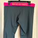 Nike Pants & Jumpsuits | **Final Price**Nike Dri Fit Capri Leggings Xl | Color: Gray/Pink | Size: Xl