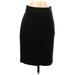 Banana Republic Casual Pencil Skirt Knee Length: Black Print Bottoms - Women's Size 2