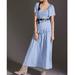 Anthropologie Dresses | Forever That Girl Anthropologie Tiered Ruffled Maxi Dress | Color: Blue | Size: S