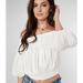 Free People Tops | Free People Dancing Til Dawn Off The Shoulder Top | Color: White | Size: S