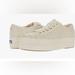 Kate Spade Shoes | Kate Spade X Keds Platform Sneakers Shoes Size 7.5 Off White Ivory Woven | Color: Gold/White | Size: 7.5