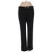 Tory Burch Casual Pants - Mid/Reg Rise Straight Leg Boyfriend: Black Bottoms - Women's Size X-Small