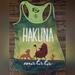 Disney Shirts & Tops | Disney Hakuna Matata The Lion King Girls Tank Top Size Large | Color: Green | Size: Lg