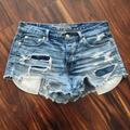 American Eagle Outfitters Shorts | American Eagle Outfitters Vintage Hi-Rise Festival Shorts 10 | Color: Blue | Size: 10