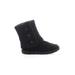 Ugg Australia Boots: Black Solid Shoes - Women's Size 6 - Round Toe