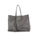 Balenciaga Leather Tote Bag: Gray Bags