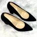 Nine West Shoes | New Astoria 9x9 Pumps From Nine West Size 8 Black Suede 3.5” Heel | Color: Black | Size: 8