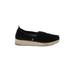 BOBS By Skechers Flats: Slip-on Platform Casual Black Print Shoes - Women's Size 10 - Almond Toe